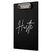 Porte-bloc Hustle Script Clipboard – Modern Desk Accessory (Gauche)