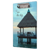 Porte-bloc Hutte de Tiki de plage (Gauche)