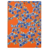 Porte-bloc hydrangea orange et bleu (Dos)