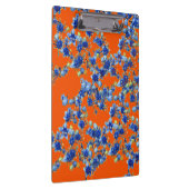Porte-bloc hydrangea orange et bleu (Swatch)