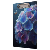 Porte-bloc Hydrangeas Floral Purple et Bleu (Gauche)