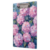 Porte-bloc Hydrangeas Rose Pâle Aquarelle Florale (Gauche)