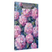 Porte-bloc Hydrangeas Rose Pâle Aquarelle Florale (Swatch)