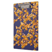 Porte-bloc hydrangée orange et marine (Gauche)