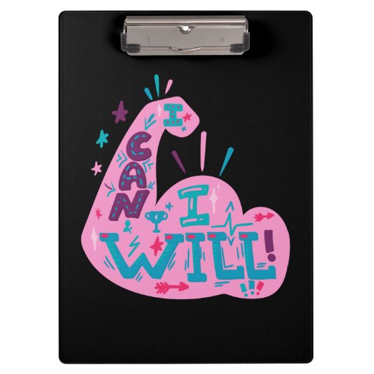 Porte-bloc I Can I Will (Devant)