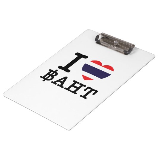 Porte-bloc I Heart (Amour) Baht (Incliné)