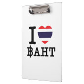 Porte-bloc I Heart (Amour) Baht (Gauche)