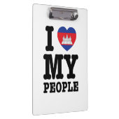 Porte-bloc I Heart (Love) My Khmer People (Swatch)