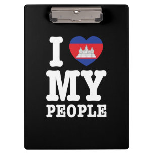 Porte-bloc I Heart (Love) My Khmer People