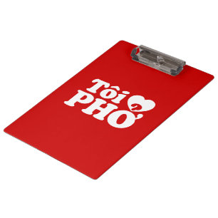 Porte-bloc I Heart (Love) Pho (Tôi PHỞ)