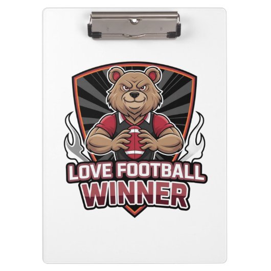 Porte-bloc I love football (Devant)