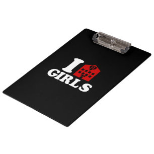 Porte-bloc I Love Hotel Girls