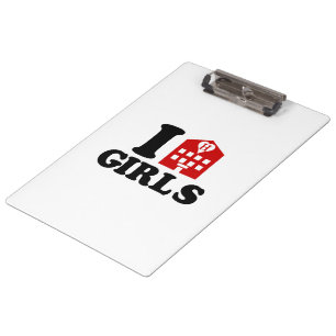 Porte-bloc I Love Hotel Girls