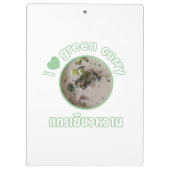 Porte-bloc I Love Thai Green Curry ... Thaïlande (Dos)