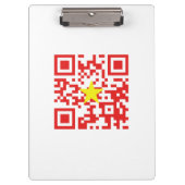 Porte-bloc I Love Vietnam (Tôi Yêu Viêt Nam) Drapeau QR Code (Devant)