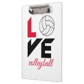 Porte-bloc I Love volleyball (Gauche)