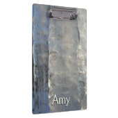 Porte-bloc Icicles Abstrait Blue Winter Photographie (Swatch)