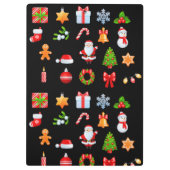 Porte-bloc Icônes de Noël doux Design (Dos)