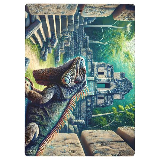 Porte-bloc iguana (Dos)