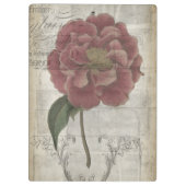 Porte-bloc III floral français (Dos)