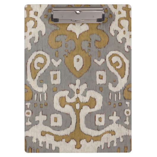 Porte-bloc Ikat ocre I (Devant)