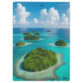 Porte-bloc "Iles pensées : Archipel tropical (Dos)