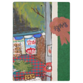 Porte-bloc Illustrated Clipboard – Colorful Pattern Design (Dos)