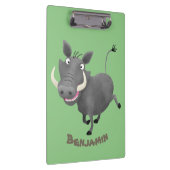 Porte-bloc Illustration amusante d'un cochon de phacochère af (Swatch)