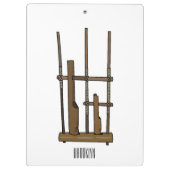 Porte-bloc Illustration Angkpoumon (Dos)