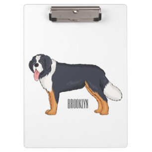 Porte-bloc Illustration bernoise d'un chien de montagne