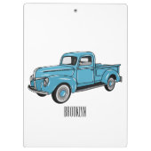 Porte-bloc Illustration classique de la caricature pour camio (Dos)