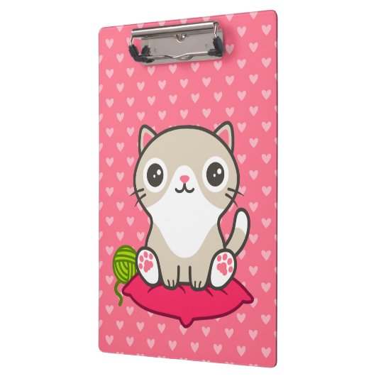Porte-bloc Illustration Cute Kitty (Gauche)