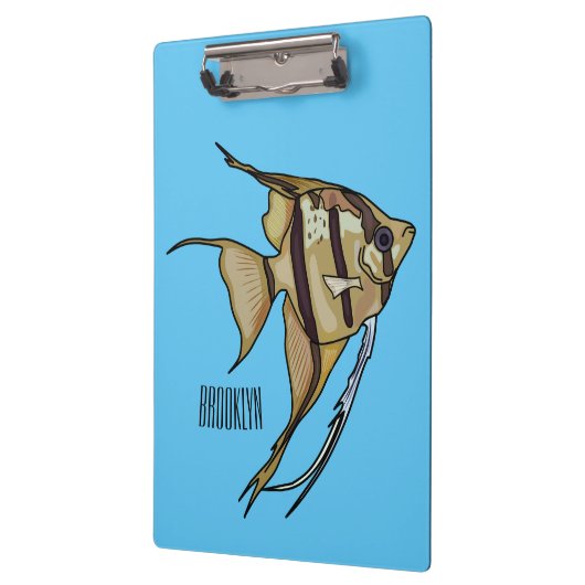 Porte-bloc Illustration d'angelfish (Gauche)
