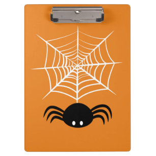 Porte-bloc Illustration d'araignée d'Halloween effrayante