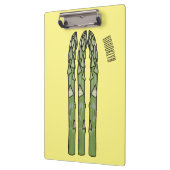 Porte-bloc Illustration d'Asparagus (Gauche)