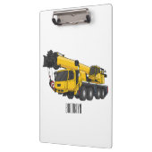 Porte-bloc Illustration de camion de grue (Gauche)