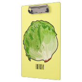 Porte-bloc Illustration de caricature de laitue (Gauche)