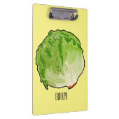 Porte-bloc Illustration de caricature de laitue (Swatch)