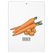 Porte-bloc Illustration de carotte (Dos)