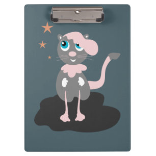 Porte-bloc Illustration de chat pour enfants, mignon kitty de