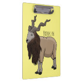 Porte-bloc Illustration de chèvre de Markhor (Swatch)
