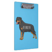 Porte-bloc Illustration de chien Rottweiler (Swatch)