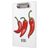 Porte-bloc Illustration de chili (Gauche)