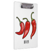 Porte-bloc Illustration de chili (Swatch)