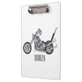 Porte-bloc Illustration de Chopper Motorcycle 1950 (Gauche)