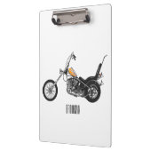 Porte-bloc Illustration de Chopper Motorcycle 1950 (Gauche)