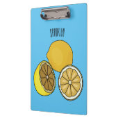 Porte-bloc Illustration de citron (Gauche)