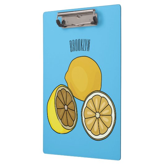 Porte-bloc Illustration de citron (Gauche)