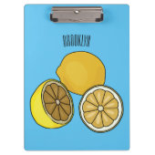 Porte-bloc Illustration de citron (Devant)
