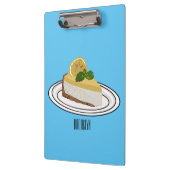 Porte-bloc Illustration de citron cheesecake (Gauche)